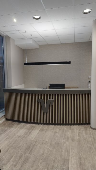 Volksbank FFB, Empfangsbereich