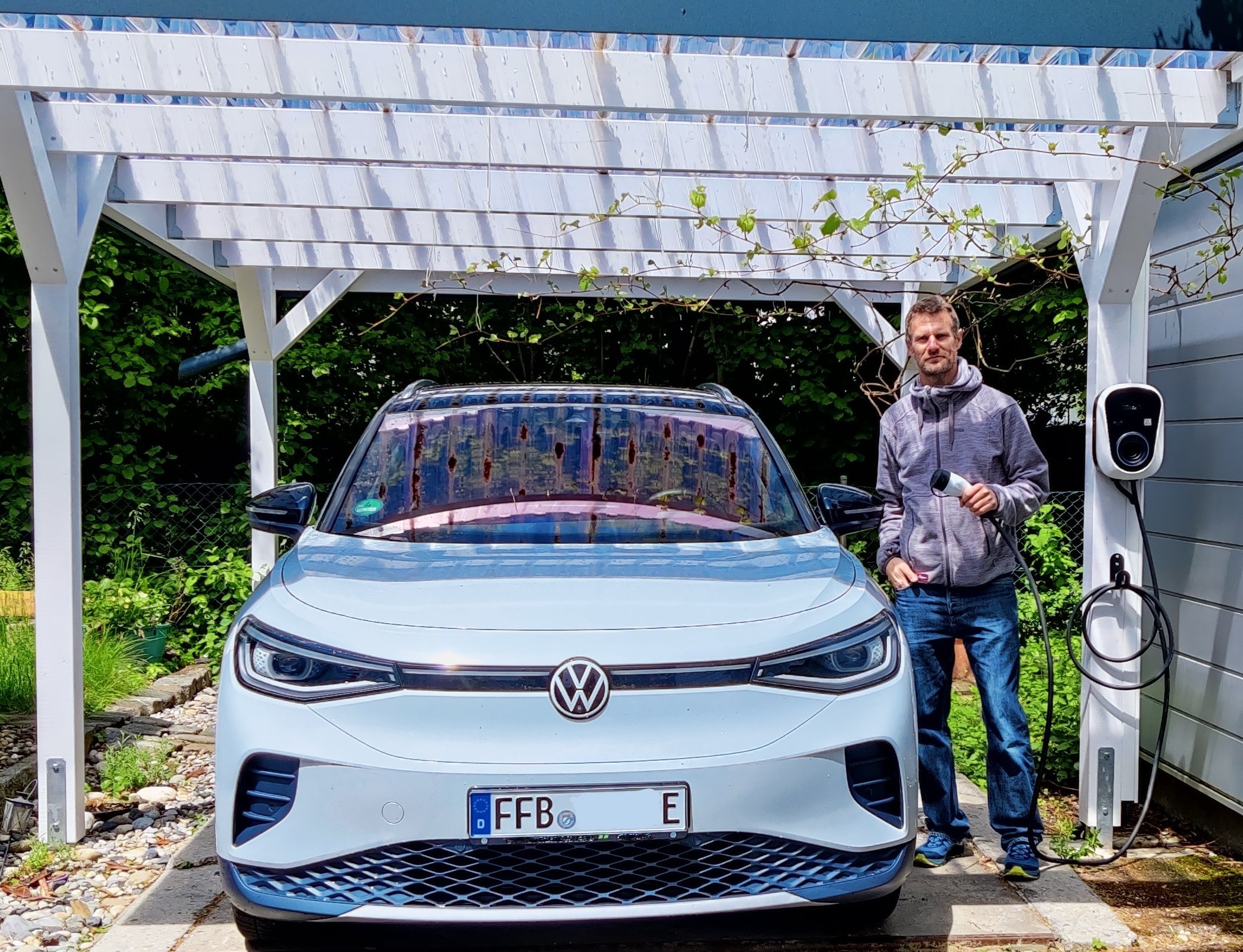 Kromberg & Schubert Wallbox in Carport